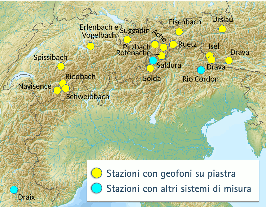 mappa stazioni